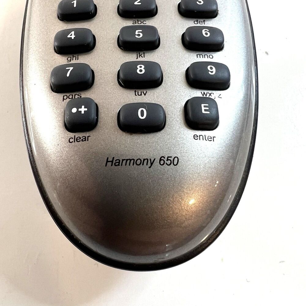 Logitech Harmony 650 Universal Advanced Remote Control Tested AS IS READ - Picture 9 of 10